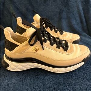 Chanel Women’s Beige Sneakers
